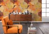 Komar Seventies Swing Non Woven Wall Murals 300x250cm 3 panels Ambiance | Yourdecoration.co.uk