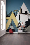 Komar Sightseeing Non Woven Wall Mural 300x280cm 6 Panels Ambiance | Yourdecoration.co.uk
