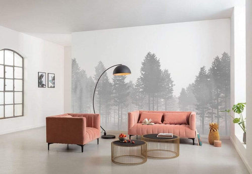 Komar Silver Haze Non Woven Wall Mural 400x280cm 8 Panels Ambiance | Yourdecoration.co.uk