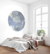Komar Simply Sky Wall Mural 125x125cm Round Ambiance | Yourdecoration.co.uk