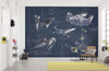 Komar Star Wars Blueprint Dark Non Woven Wall Mural 400x280cm 8 Panels Ambiance | Yourdecoration.co.uk