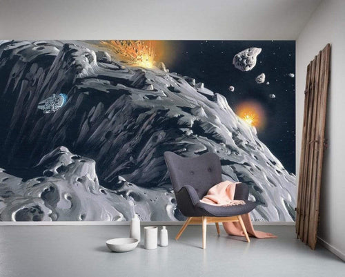 Komar Star Wars Classic RMQ Asteroid Non Woven Wall Mural 500x250cm 10 Panels Ambiance | Yourdecoration.co.uk