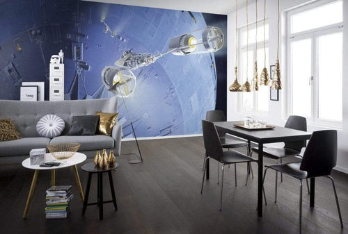 Komar Star Wars Classic RMQ Death Star Assault Non Woven Wall Mural 500x250cm 10 Panels Ambiance | Yourdecoration.co.uk
