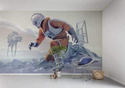 Komar Star Wars Classic RMQ Hoth Battle Pilot Non Woven Wall Mural 500x250cm 10 Panels Ambiance | Yourdecoration.co.uk
