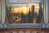 Komar Star Wars Coruscant View Wall Mural 368x254cm | Yourdecoration.co.uk