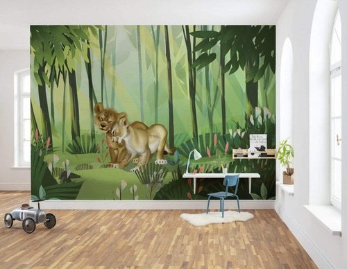 Komar The Lion King Love Non Woven Wall Mural 400x280cm 8 Panels Ambiance | Yourdecoration.co.uk
