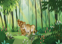 Komar The Lion King Love Non Woven Wall Mural 400x280cm 8 Panels | Yourdecoration.co.uk