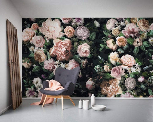 Komar Victoria Black Non Woven Wall Mural 800x250cm 8 Panels Ambiance | Yourdecoration.co.uk