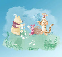 Komar Winnie Pooh Picnic Non Woven Wall Mural 300x280cm 6 Panels | Yourdecoration.co.uk