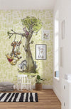Komar Winnie Pooh in the wood Non Woven Wall Mural 200x280cm 4 Panels Ambiance | Yourdecoration.co.uk