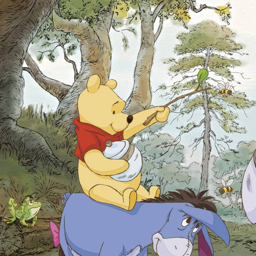 Komar Winnie the Pooh's House Wall Mural 368x127cm | Yourdecoration.co.uk