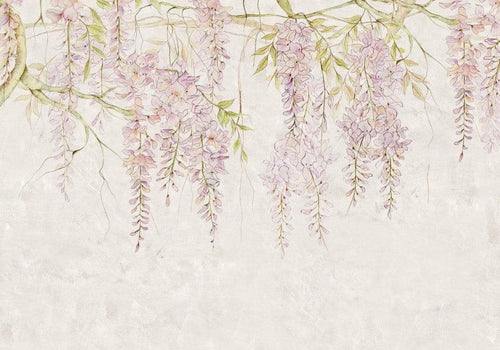 Komar Wisteria Non Woven Wall Mural 400x280cm 4 Panels | Yourdecoration.co.uk