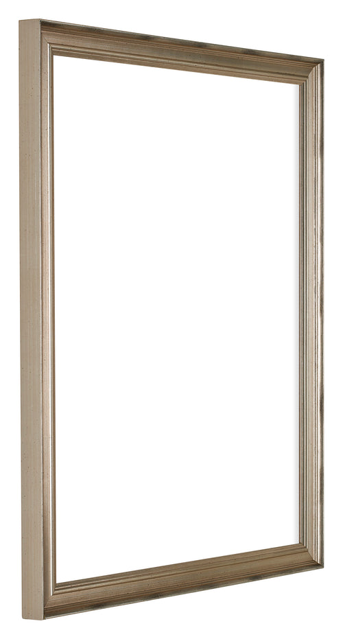 Lincoln Wood Photo Frame 20x25cm Silver Front Oblique | Yourdecoration.co.uk