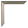Lincoln Wood Photo Frame 20x28cm Silver Corner | Yourdecoration.co.uk