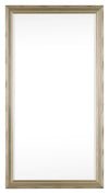 Lincoln Wood Photo Frame 20x40cm Silver Front | Yourdecoration.co.uk