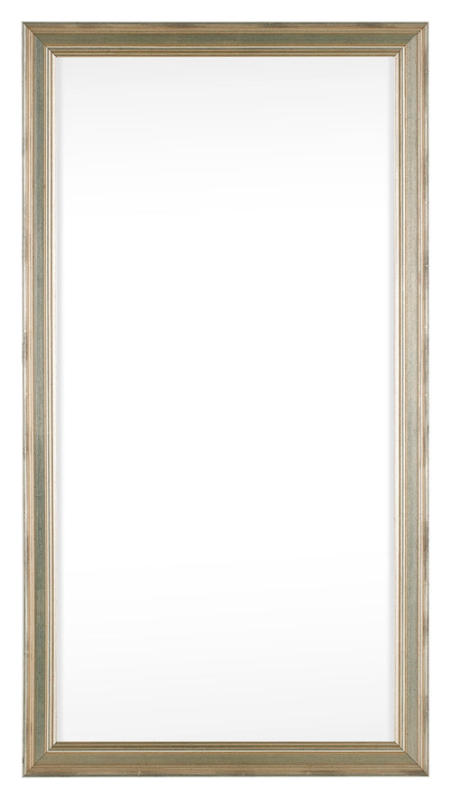 Lincoln Wood Photo Frame 20x40cm Silver Front | Yourdecoration.co.uk