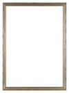 Lincoln Wood Photo Frame 21x29 7cm A4 Silver Front | Yourdecoration.co.uk