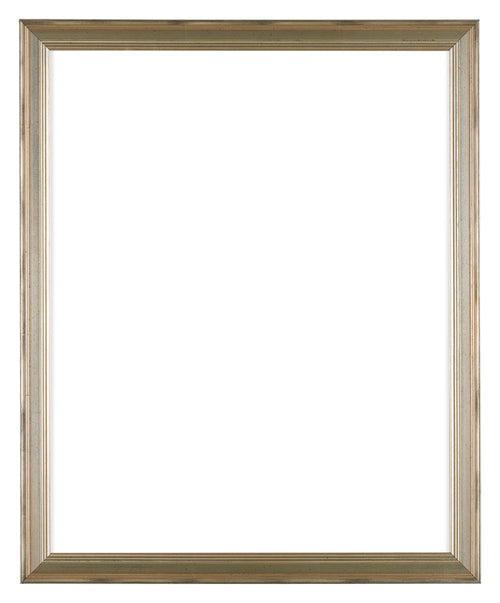 Lincoln Wood Photo Frame 24x30cm Silver Front | Yourdecoration.co.uk