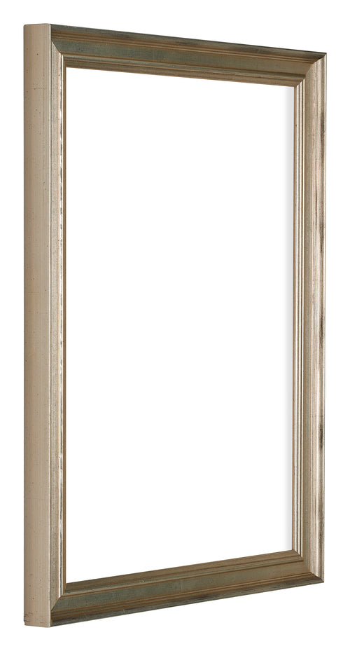 Lincoln Wood Photo Frame 30x40cm Silver Front Oblique | Yourdecoration.co.uk