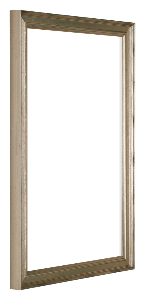Lincoln Wood Photo Frame 30x45cm Silver Front Oblique | Yourdecoration.co.uk