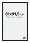 Miami Aluminium Photo Frame 61x91 5cm Black High Gloss Front Size | Yourdecoration.co.uk