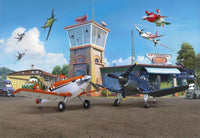 Planes Terminal Wall Mural 368x254cm | Yourdecoration.co.uk