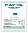 Poster Frame Plastic 38x52cm White High Gloss Front Size | Yourdecoration.co.uk