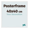 Posterframe 40x40cm White High Gloss Plastic Paris Size | Yourdecoration.co.uk