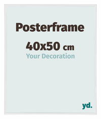 Posterframe 40x50cm White High Gloss Plastic Paris Size | Yourdecoration.co.uk