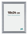 Tucson Aluminium Photo Frame 18x24cm Silver Brushed Front Size | Yourdecoration.co.uk