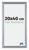 Tucson Aluminium Photo Frame 20x40cm Silver Brushed Front Size | Yourdecoration.co.uk