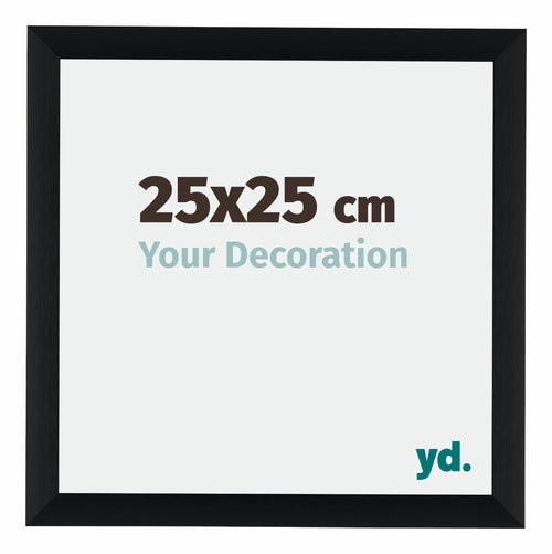 Tucson Aluminium Photo Frame 25x25cm Black Brushed Front Size | Yourdecoration.co.uk