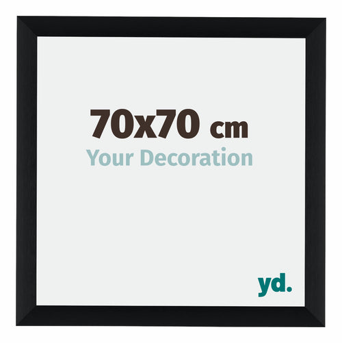 Tucson Aluminium Photo Frame 70x70cm Black Brushed Front Size | Yourdecoration.co.uk