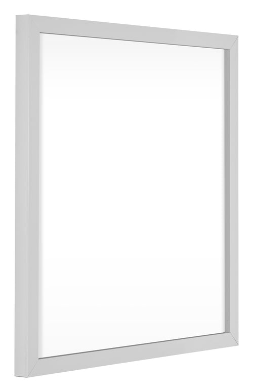 Virginia Aluminium Photo Frame 25x25cm White Front Oblique | Yourdecoration.co.uk