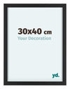 Virginia Aluminium Photo Frame 30x40cm Black Front Size | Yourdecoration.co.uk