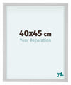 Virginia Aluminium Photo Frame 40x45cm White Front Size | Yourdecoration.co.uk