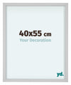 Virginia Aluminium Photo Frame 40x55cm White Front Size | Yourdecoration.co.uk