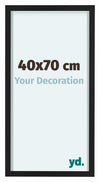 Virginia Aluminium Photo Frame 40x70cm Black Front Size | Yourdecoration.co.uk