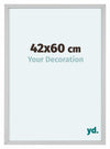 Virginia Aluminium Photo Frame 42x60cm White Front Size | Yourdecoration.co.uk
