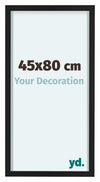 Virginia Aluminium Photo Frame 45x80cm Black Front Size | Yourdecoration.co.uk