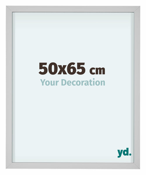 Virginia Aluminium Photo Frame 50x65cm White Front Size | Yourdecoration.co.uk