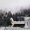 Wizard+Genius Foggy Forest Wall Mural 366x254cm 8 Panels Ambiance | Yourdecoration.co.uk