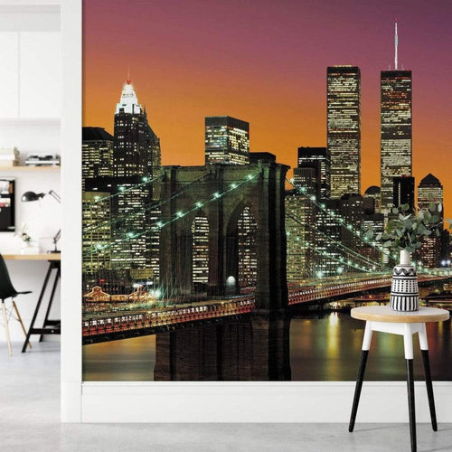 Wizard+Genius New York City Wall Mural 366x254cm 8 Panels Ambiance | Yourdecoration.co.uk