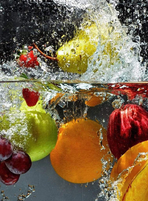 Wizard+Genius Refreshing Fruit Non Woven Wall Mural 192x260cm 4 Panels | Yourdecoration.co.uk