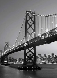 Wizard+Genius San Francisco Skyline Non Woven Wall Mural 192x260cm 4 Panels | Yourdecoration.co.uk