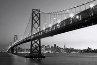 Wizard+Genius San Francisco Skyline Non Woven Wall Mural 384x260cm 8 Panels | Yourdecoration.co.uk