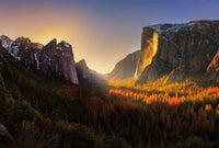 Wizard+Genius Yosemite National Park USA Non Woven Wall Mural 384x260cm 8 Panels | Yourdecoration.co.uk