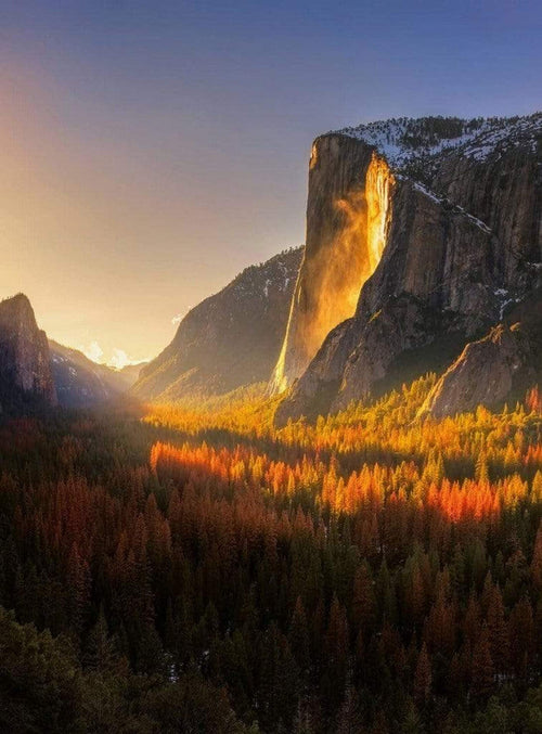 Wizard+Genius Yosemite National Park Usa Non Woven Wall Mural 192x260cm 4 Panels | Yourdecoration.co.uk